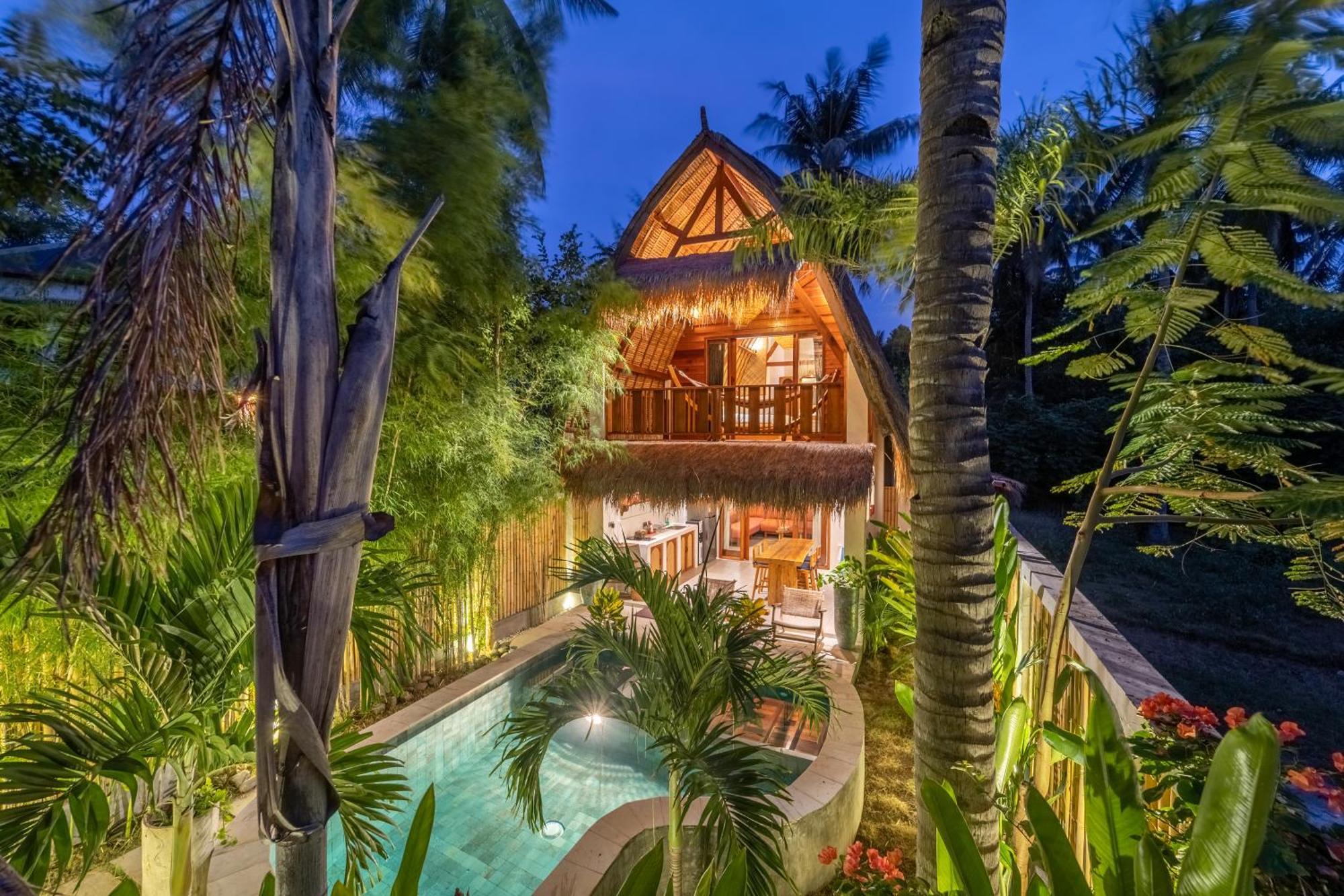 La Villa Loca Gili Air Buitenkant foto