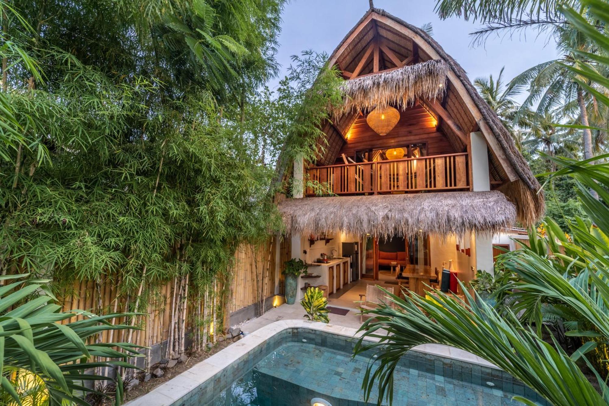 La Villa Loca Gili Air Buitenkant foto