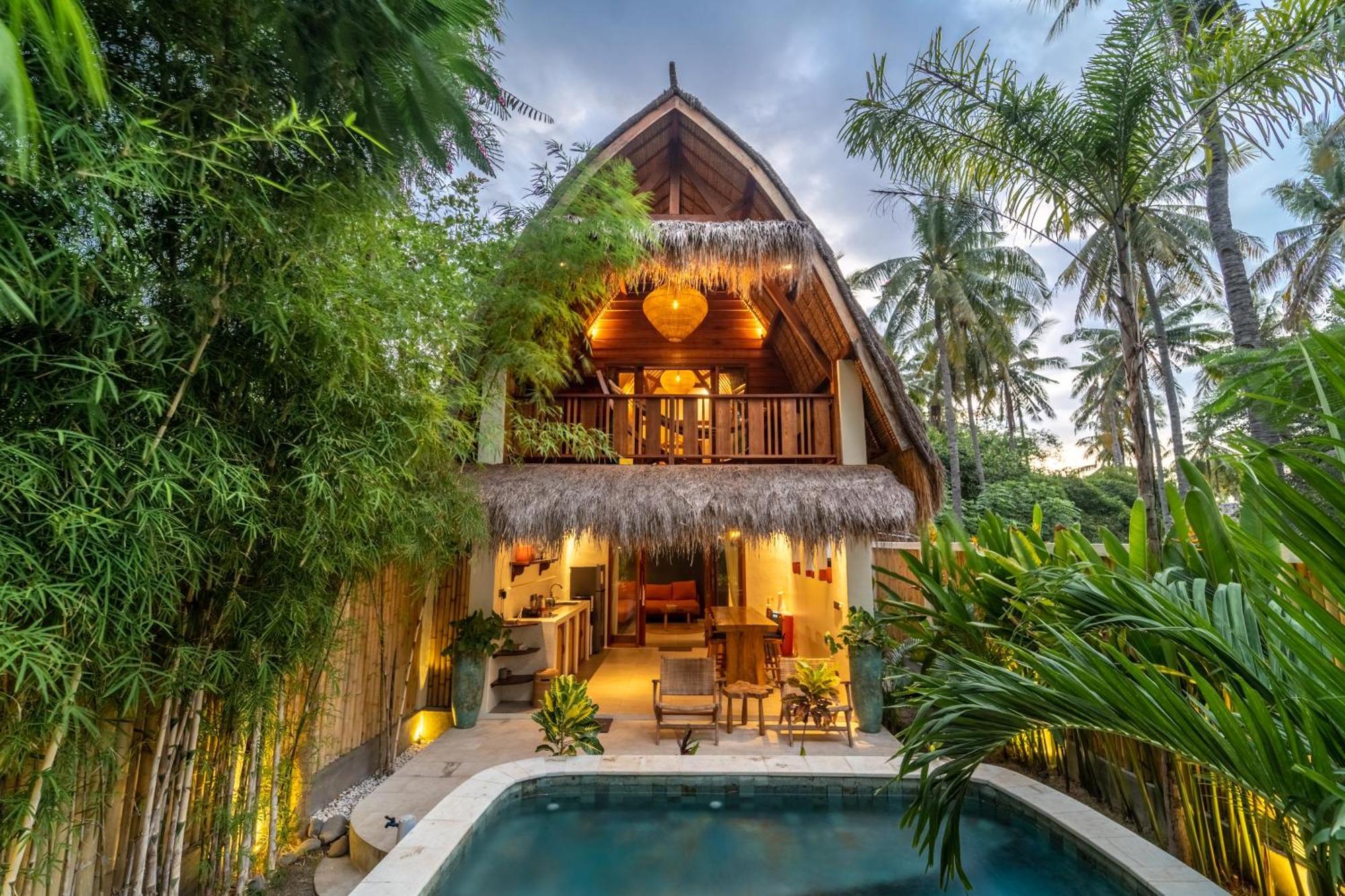 La Villa Loca Gili Air Buitenkant foto